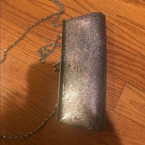 Sparkly Glitter Purple Purse Clutch for Outings - Picture 2 of 6